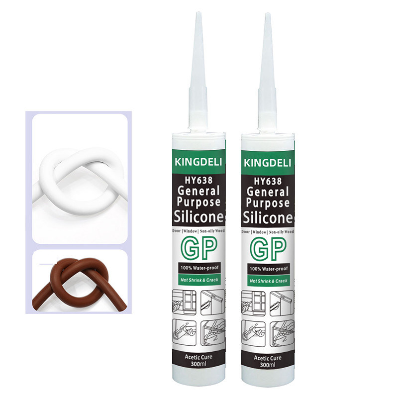 GP het Dichtingsproduct Witte Duidelijke Kleur van het Glas Zelfklevende Silicone voor Venster